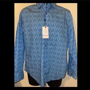 Robert Graham NWT long sleeve shirt Mens button down shirt Sz SMALL